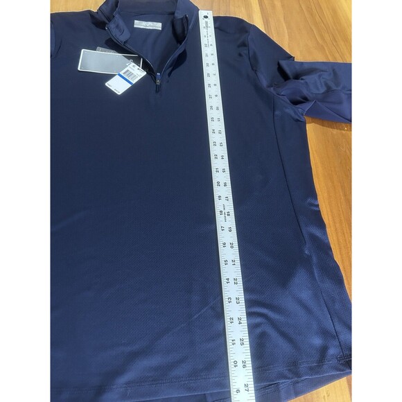 Callaway Men’s Lightweight 1/4 Zip Pullover. Weather Series. Long Sleeve. Navy. - Picture 8 of 13